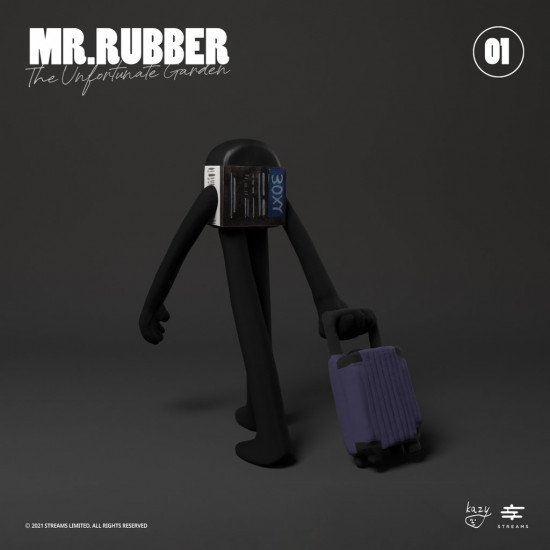 Kazy Chan - Mr. Rubber - Charcoal Black Version