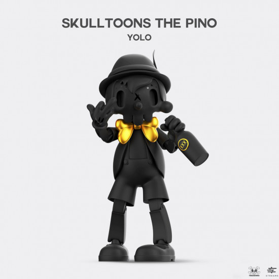 SKULLTOONS THE PINO - YOLO - Golden Black Version SKULLTOONS THE PINO - YOLO - Golden Black Version