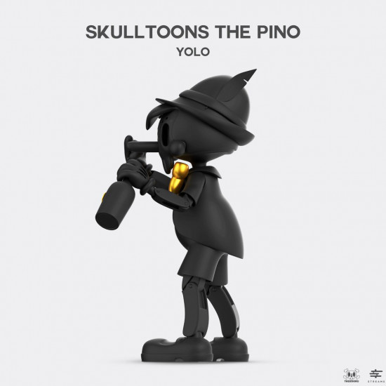 SKULLTOONS THE PINO - YOLO - Golden Black Version SKULLTOONS THE PINO - YOLO - Golden Black Version