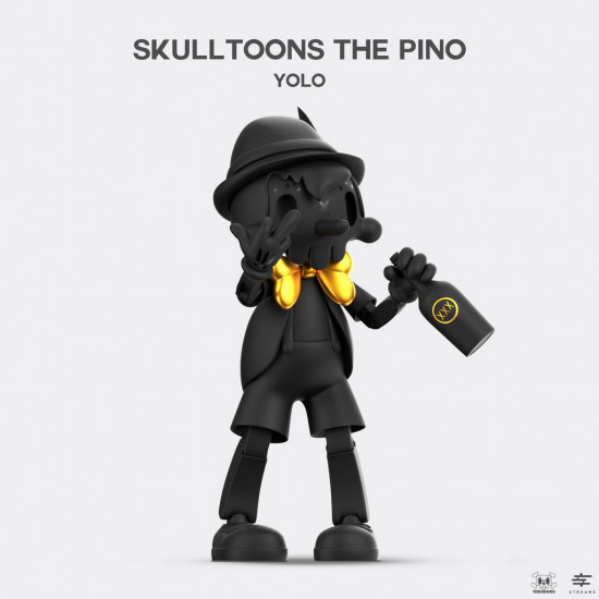 SKULLTOONS THE PINO - YOLO - Golden Black Version
