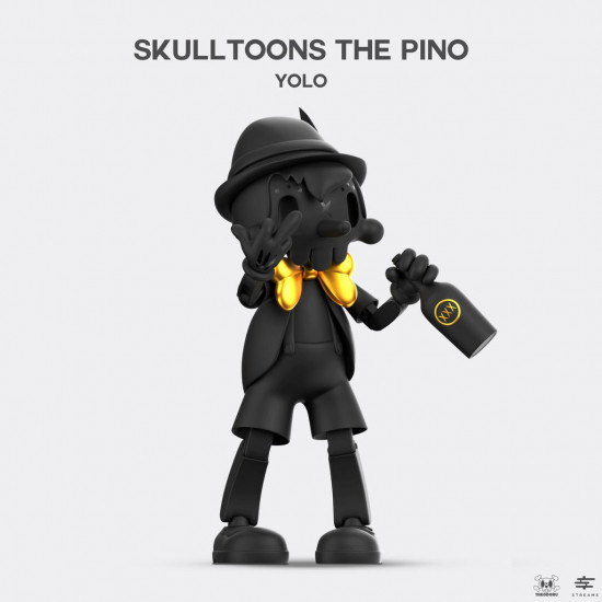 SKULLTOONS THE PINO - YOLO - Golden Black Version SKULLTOONS THE PINO - YOLO - Golden Black Version